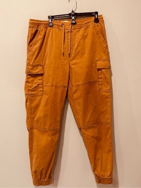 True Craft Men's Cargo Joggers - Camel Athleisure Casual Comfy Modern Versatile